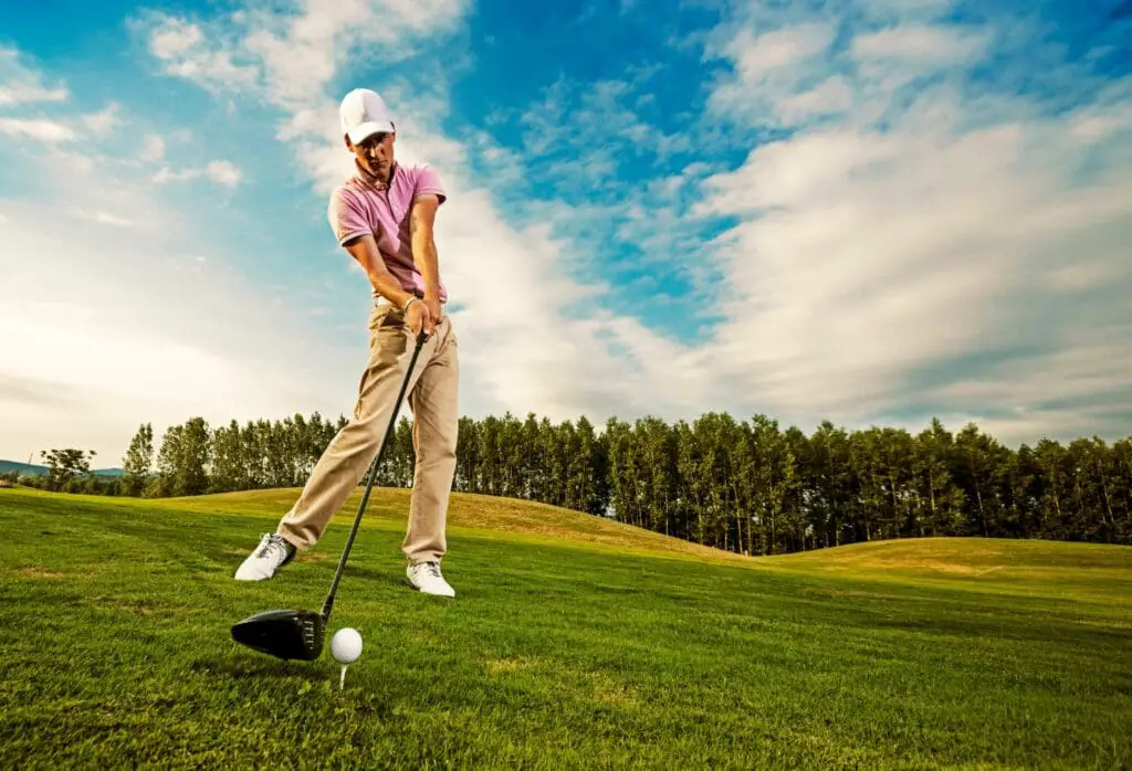 golf swing impact position